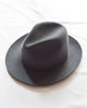 morno モーノ / CRUSHABLEWOOL FELT HAT クラッシャブルウール中折れハット (CHARCOAL チャコール)