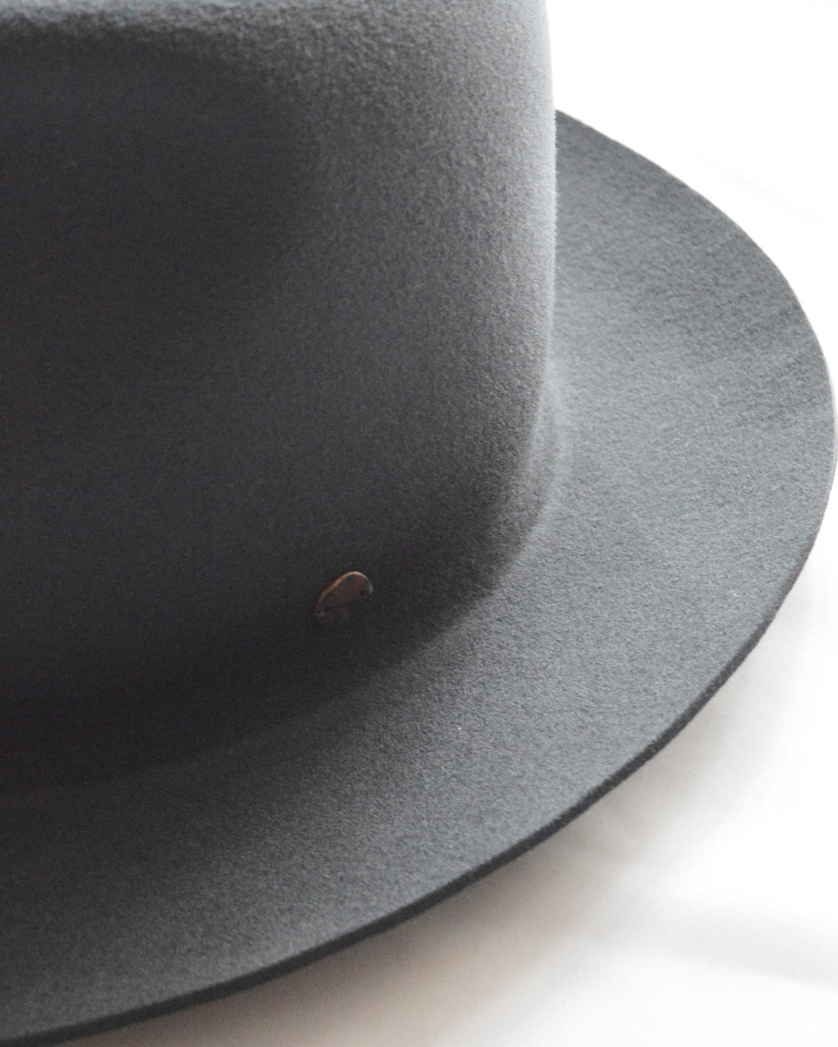 morno モーノ / CRUSHABLEWOOL FELT HAT クラッシャブルウール中折れハット (CHARCOAL チャコール)