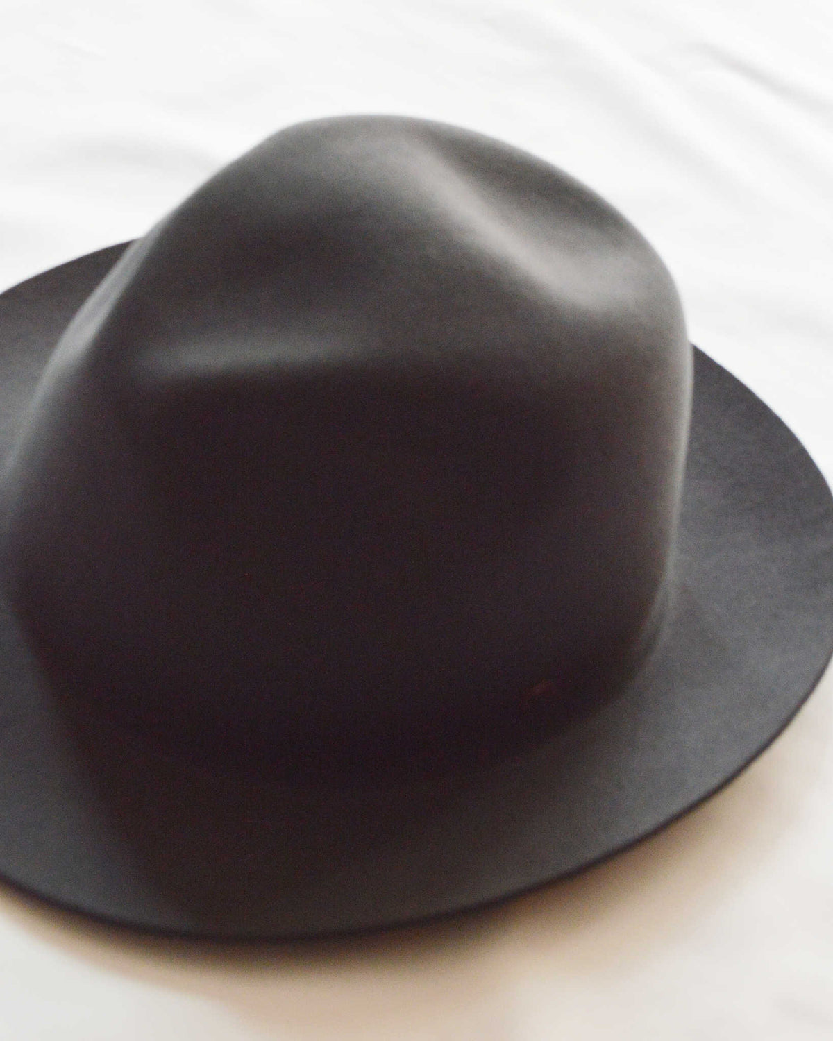 morno モーノ / CRUSHABLEWOOL FELT HAT クラッシャブルウール中折れハット (CHARCOAL チャコール)