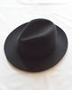 morno モーノ / CRUSHABLEWOOL FELT HAT クラッシャブルウール中折れハット (BLACK ブラック)