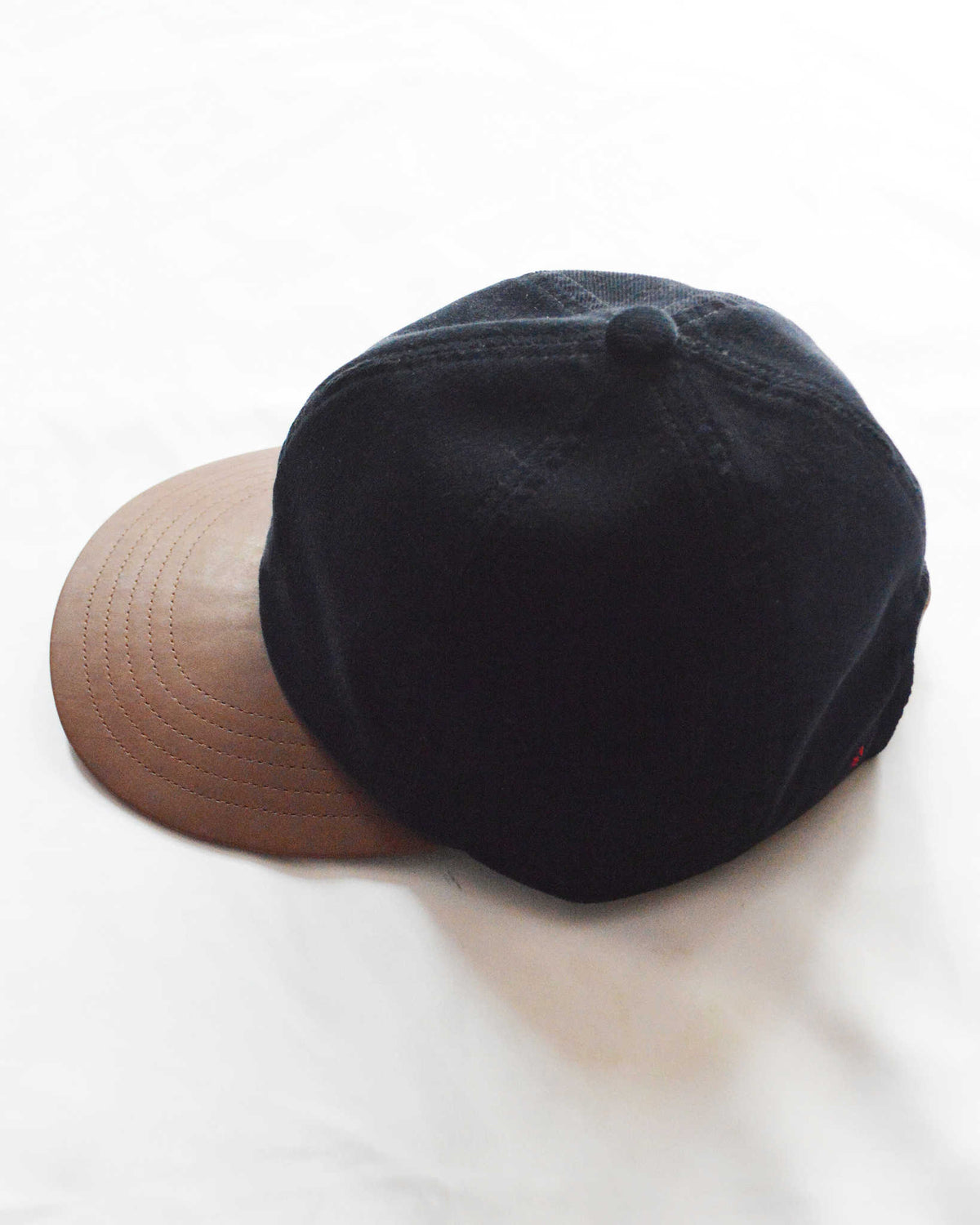 morno モーノ / Corduroy Leather B.B Cap コーデュロイ×レザーB.B.キャップ (NAVY ネイビー)