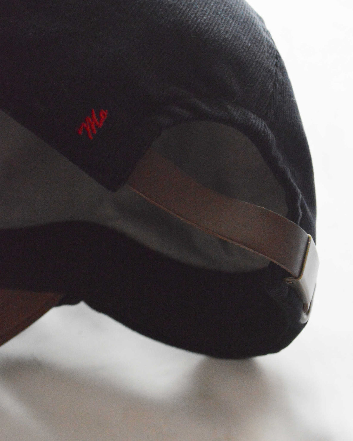 morno モーノ / Corduroy Leather B.B Cap コーデュロイ×レザーB.B.キャップ (NAVY ネイビー)