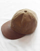 morno モーノ / Corduroy Leather B.B Cap コーデュロイ×レザーB.B.キャップ (BEIGE ベージュ)
