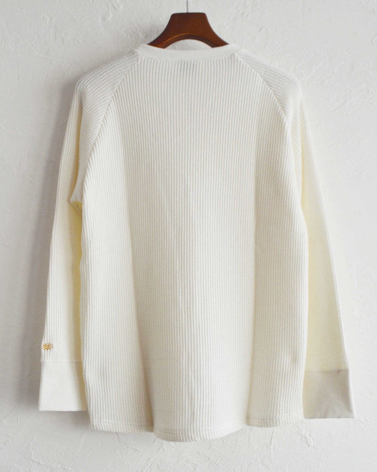 GOHEMP ゴーヘンプ / HEMP WAFFLE CREW ヘンプワッフルクルー (NATURAL ナチュラル)