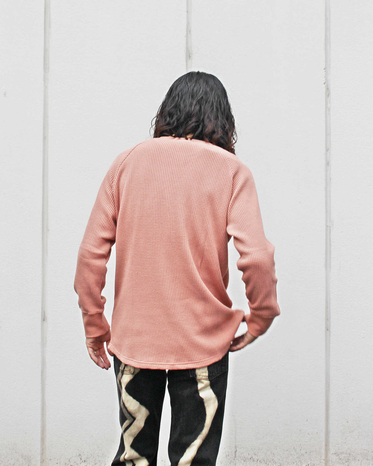 GOHEMP ゴーヘンプ / HEMP WAFFLE CREW ヘンプワッフルクルー (PASTEL MANGO パステルマンゴ)
