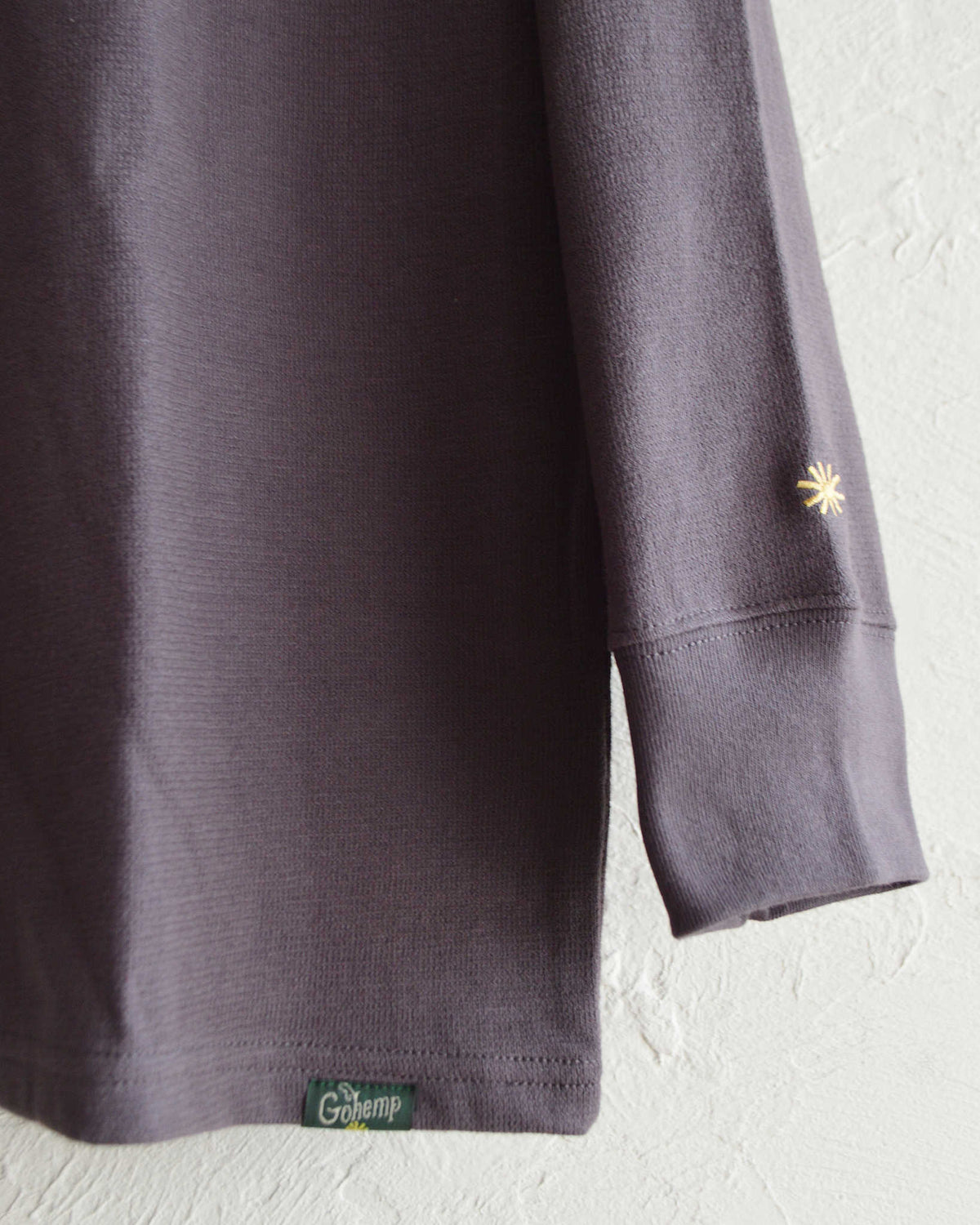 GOHEMP ゴーヘンプ / BASIC L/SL TEE ベーシックサンブレンドウォーマーロングスリーブティー (PLUM JAM プラムジャム)