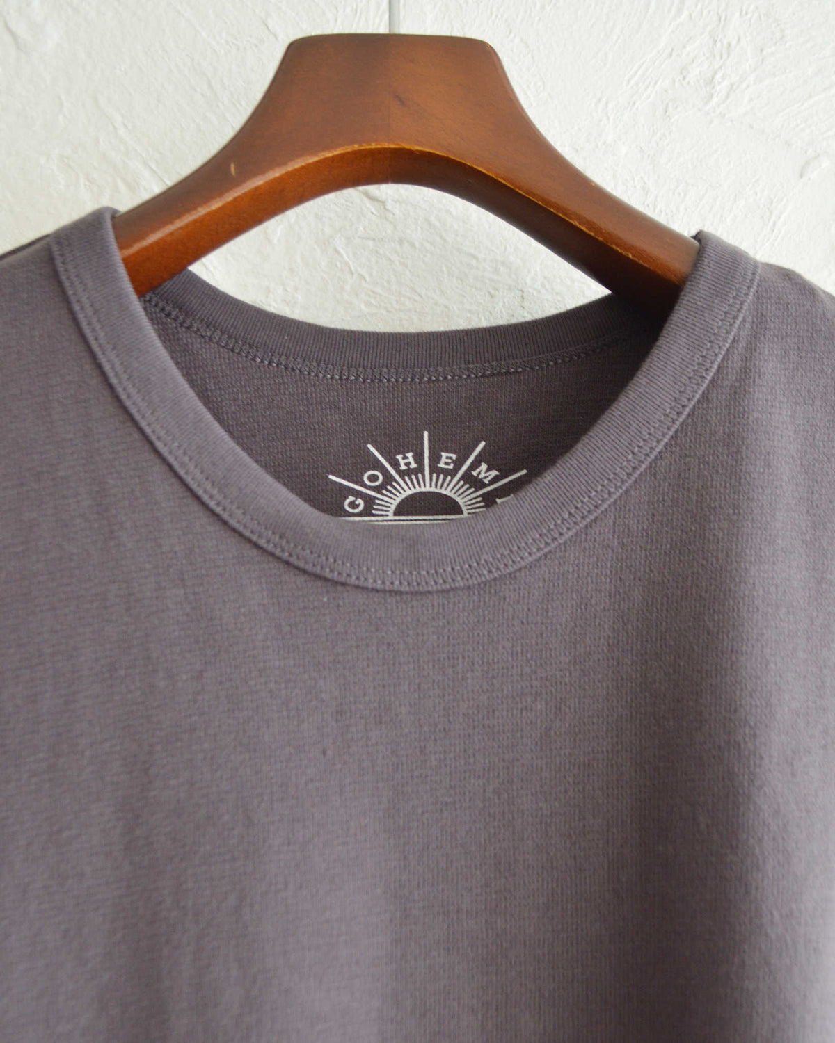 GOHEMP ゴーヘンプ / BASIC L/SL TEE ベーシックサンブレンドウォーマーロングスリーブティー (PLUM JAM プラムジャム)