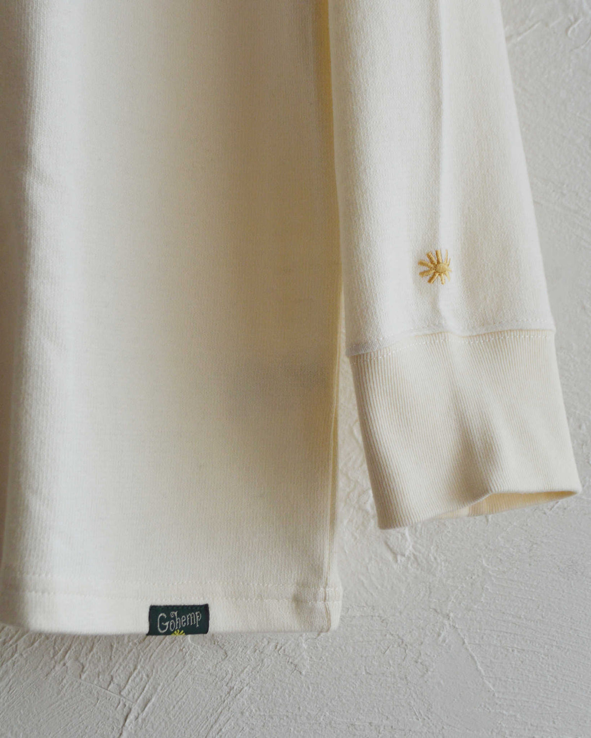 GOHEMP ゴーヘンプ / BASIC L/SL TEE ベーシックサンブレンドウォーマーロングスリーブティー (NATURAL ナチュラル)