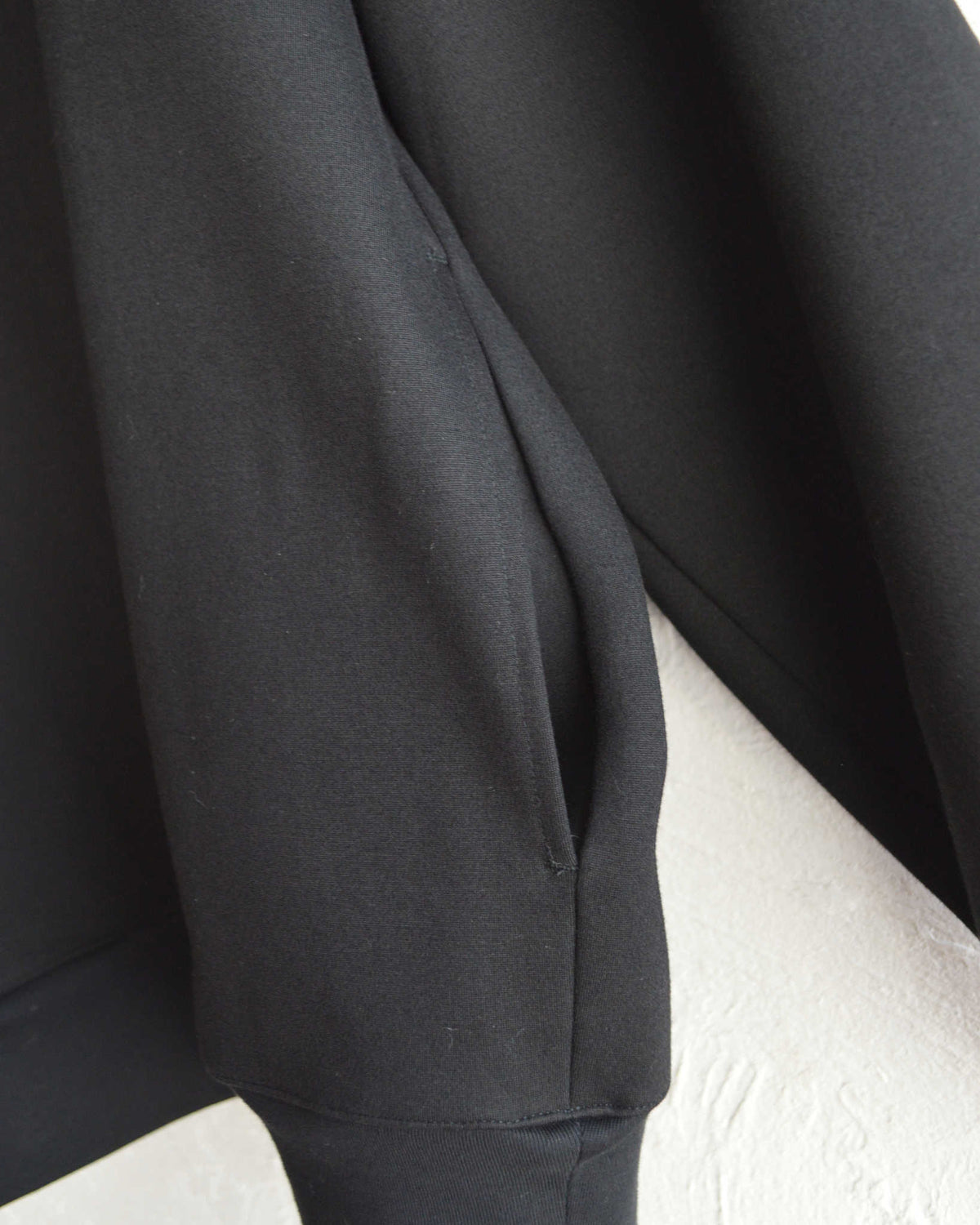 LAMOND ラモンド / SILKY CREW NECK PULLOVER シルキークルーネックプルオーバー (BLACK ブラック)