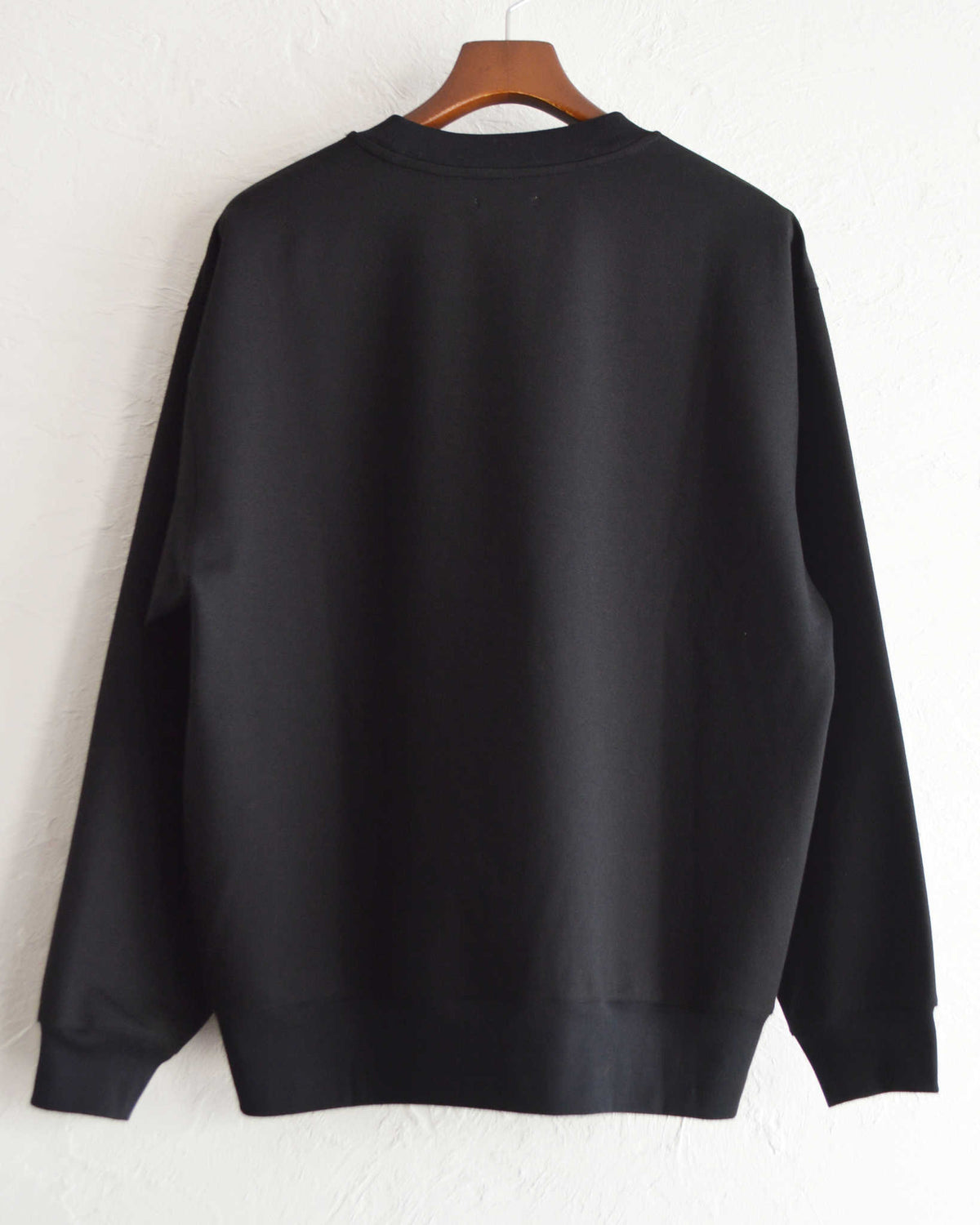 LAMOND ラモンド / SILKY CREW NECK PULLOVER シルキークルーネックプルオーバー (BLACK ブラック)