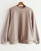 LAMOND ラモンド / SILKY CREW NECK PULLOVER シルキークルーネックプルオーバー (ASH BROWN アッシュブラウン)