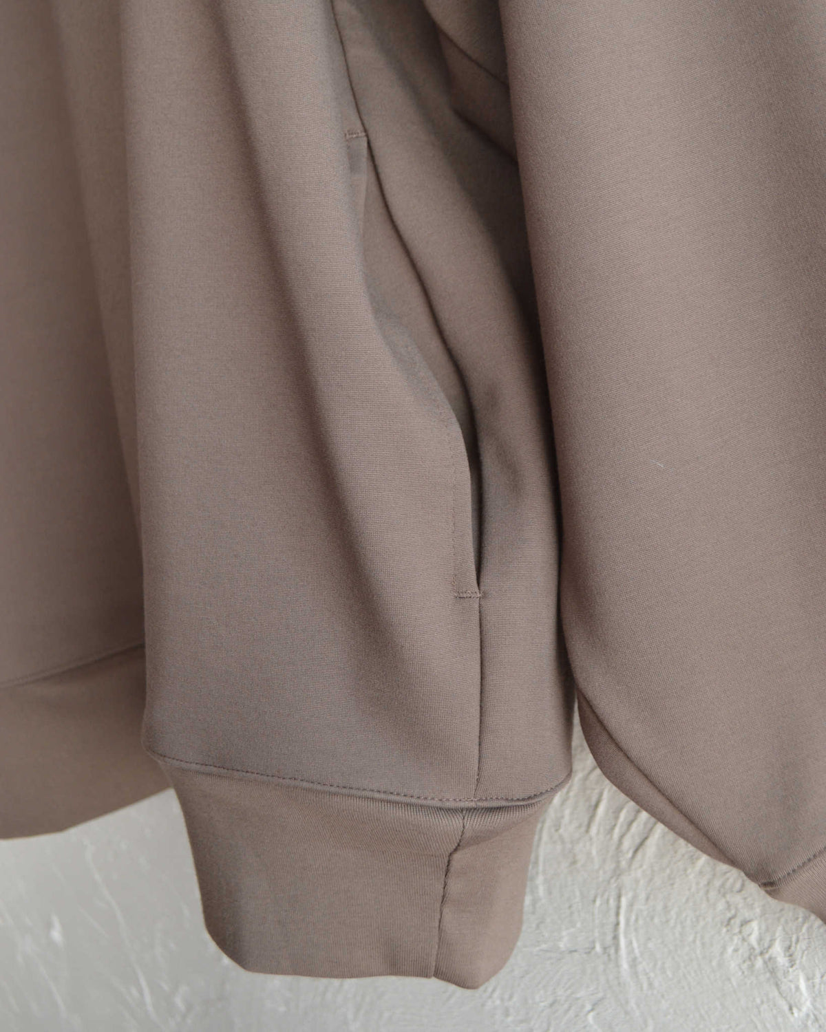 LAMOND ラモンド / SILKY CREW NECK PULLOVER シルキークルーネックプルオーバー (ASH BROWN アッシュブラウン)