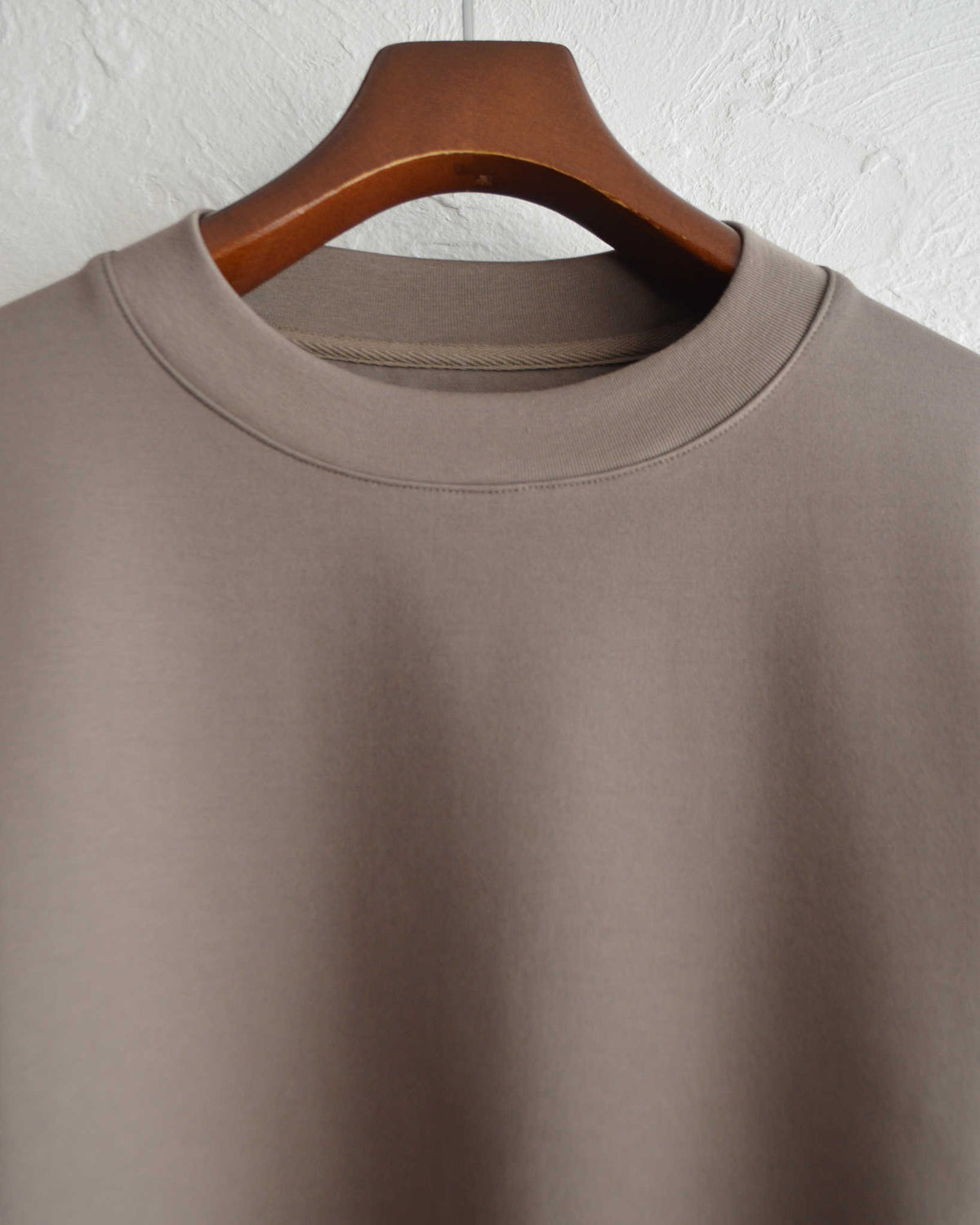 LAMOND ラモンド / SILKY CREW NECK PULLOVER シルキークルーネックプルオーバー (ASH BROWN アッシュブラウン)