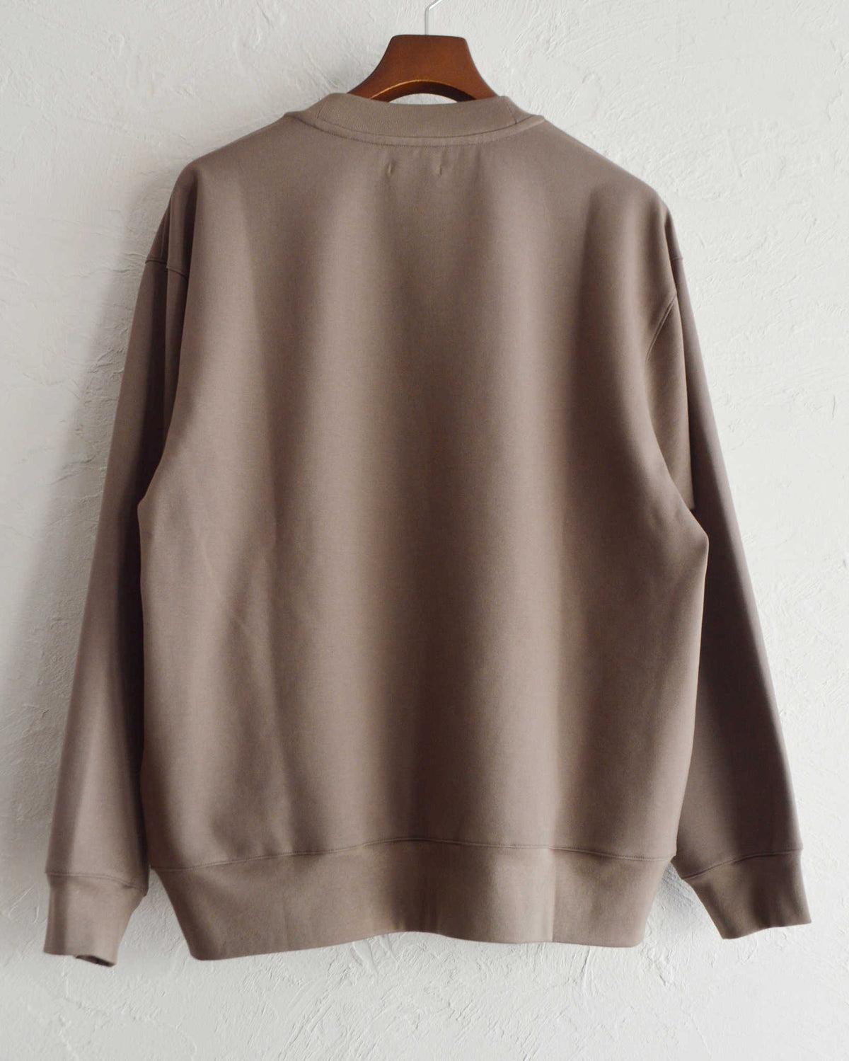 LAMOND ラモンド / SILKY CREW NECK PULLOVER シルキークルーネックプルオーバー (ASH BROWN アッシュブラウン)