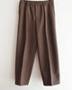 LAMOND ラモンド / DOUBLE WEAVE WIDE TROUSERS ダブルウィーブワイドトラウザーズ (BROWN ブラウン)