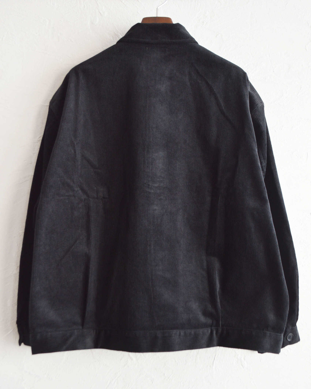 LAMOND ラモンド / CORDUROY SHORT BLOUSON コーデュロイショートブルゾン (BLACK ブラック)