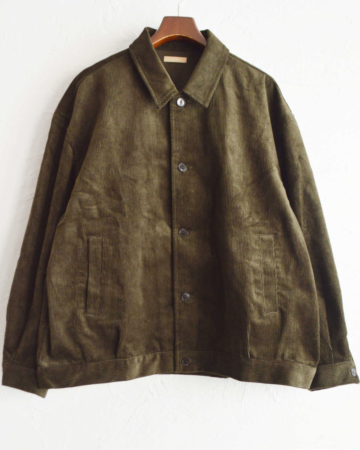 LAMOND ラモンド / CORDUROY SHORT BLOUSON コーデュロイショートブルゾン (DARK MOSS ダークモス)