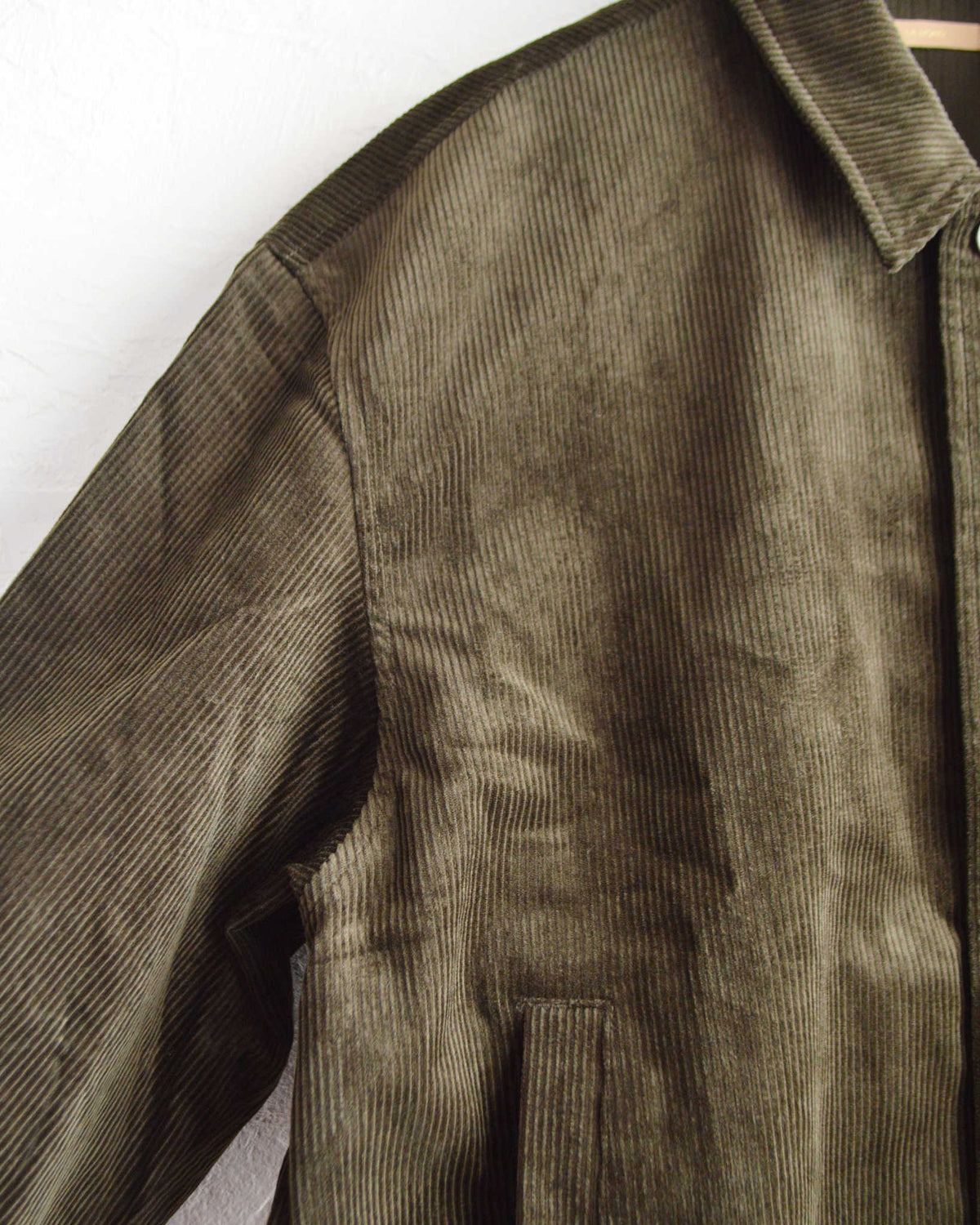 LAMOND ラモンド / CORDUROY SHORT BLOUSON コーデュロイショートブルゾン (DARK MOSS ダークモス)