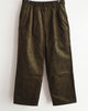 LAMOND ラモンド / CORDUROY STANDARD WIDE PANTS コーデュロイスタンダードワイドパンツ (DARK MOSS ダークモス)