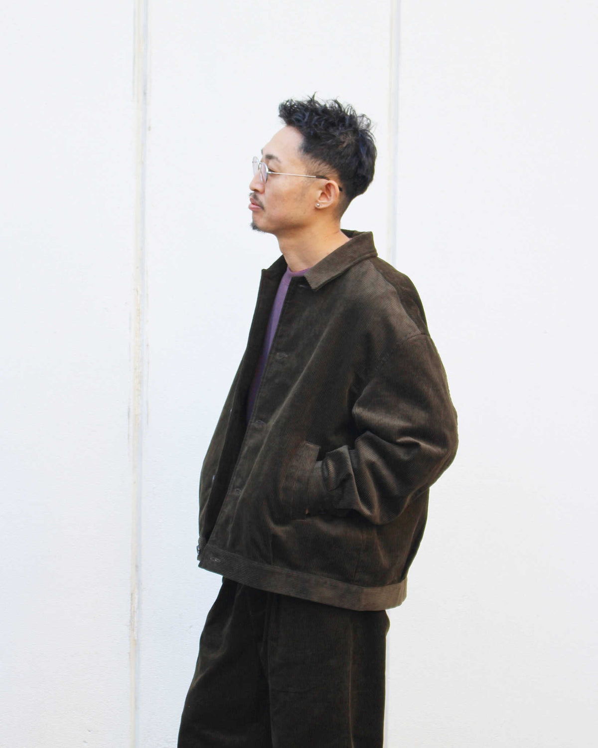 LAMOND ラモンド / CORDUROY SHORT BLOUSON コーデュロイショートブルゾン (DARK MOSS ダークモス)