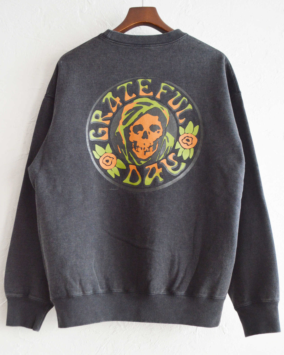 HAVE A GRATEFUL DAY ハブアグレイトフルデイ / SWEATSHIRT -DARK HOLLOW スウェットシャツ ダークハロー (VINTAGE BLACK ヴィンテージブラック)