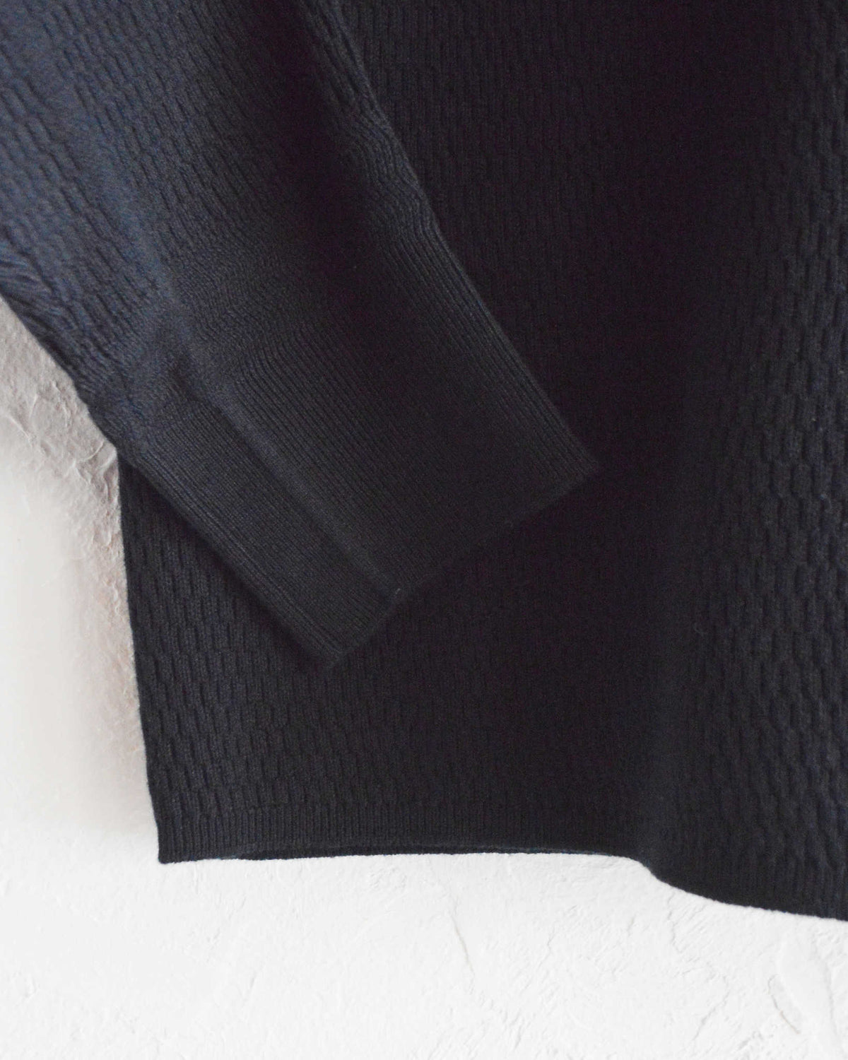 Nasngwam. ナスングワム / COUNTER KNIT カウンターニット (BLACK ブラック)