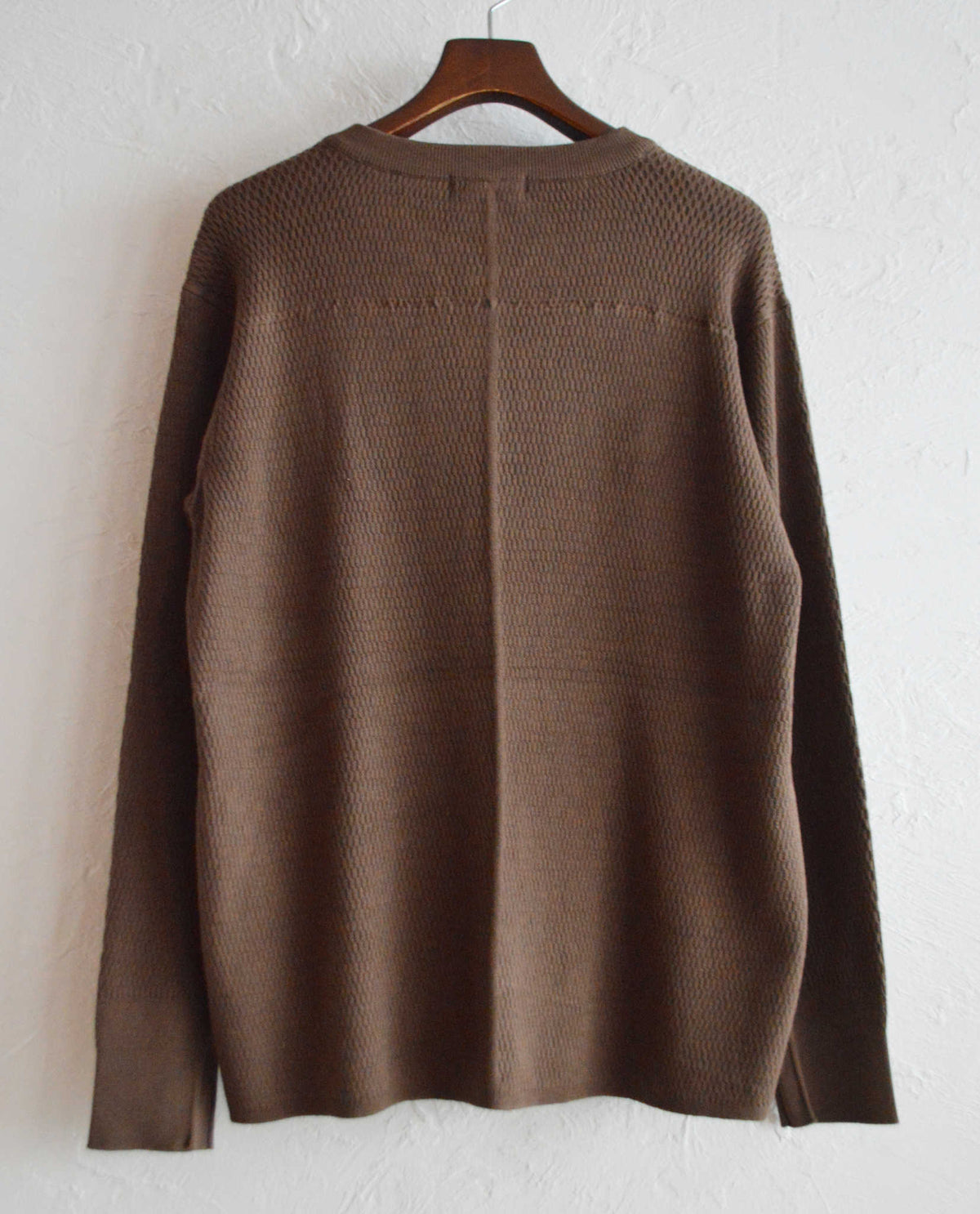 Nasngwam. ナスングワム / COUNTER KNIT カウンターニット (BROWN ブラウン)