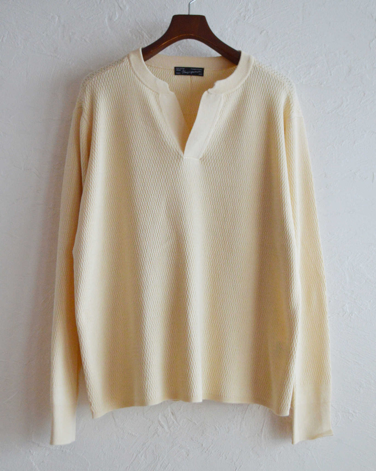 Nasngwam. ナスングワム / COUNTER KNIT カウンターニット (NATURAL ナチュラル)