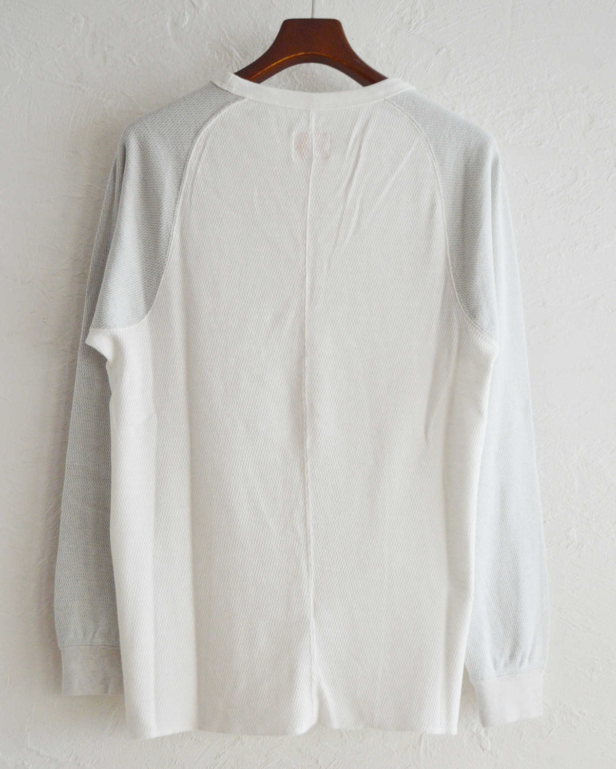 IMPRESTORE インプレストア / Nelson | Honecomb Thermal Freedom L/S Tee ハニカムサーマル (WHITE×GRAY ホワイトグレー)