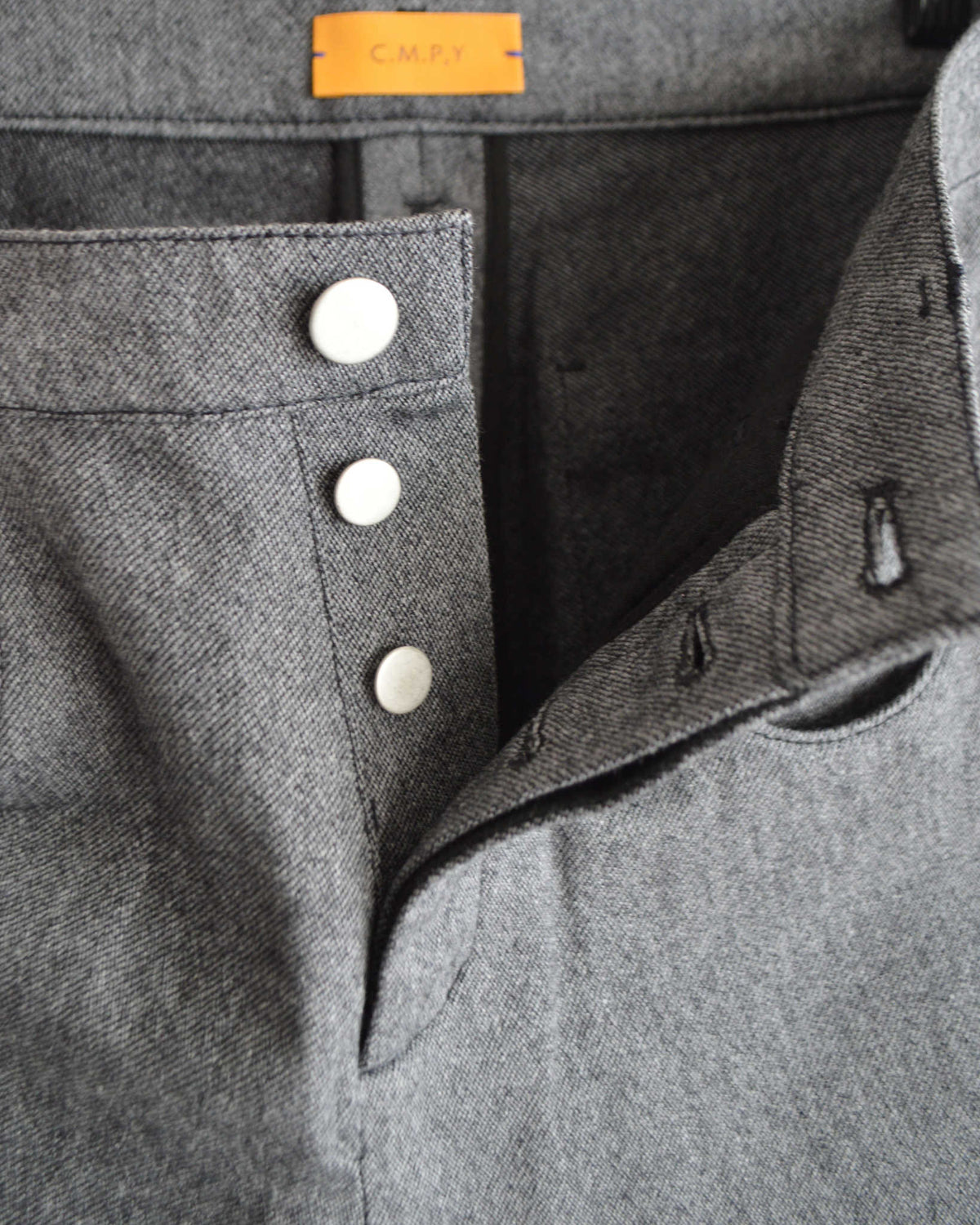 C.M.P,Y シーエムピーワイ / No.13 Wool Blend Jeans ウールブレンドジーンズ (GREY グレー)
