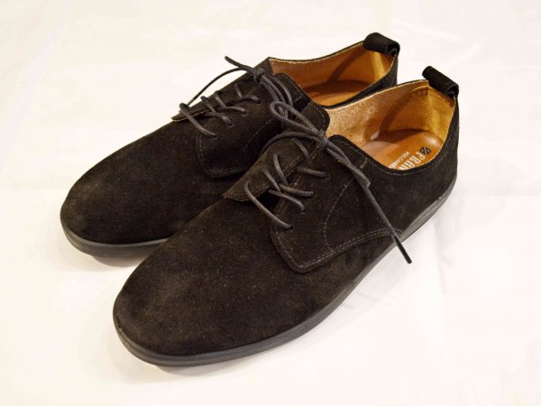 BLUCHER 5 OJETES SIN SERRAJE 【BLACK】 / FRANCESCO