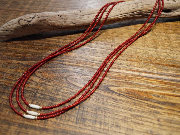 TERRACED NECKLACE 【RED】 / Nasngwam. ナスングワム