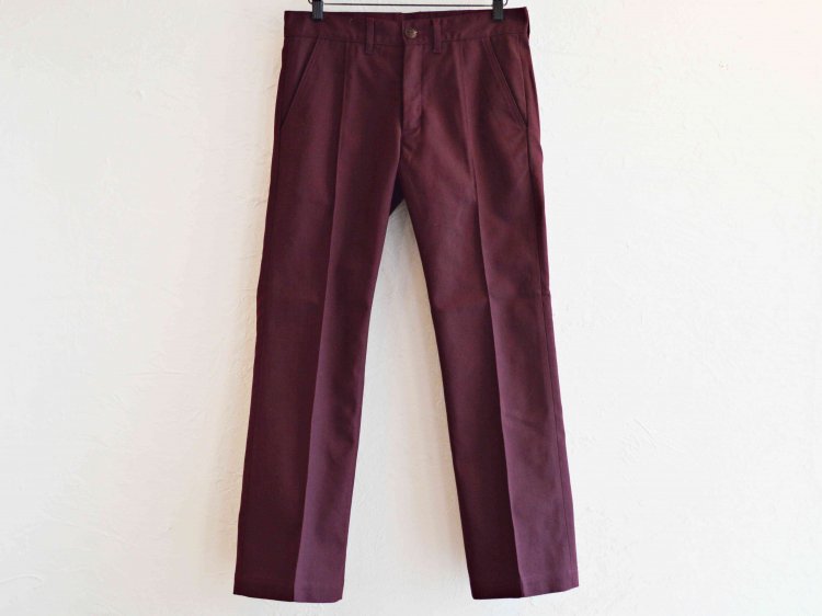 Nasngwam. ナスングワム / JACSON PANTS ジャクソンパンツ （BURGUNDY / バーガンディ）