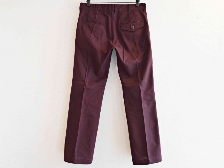 Nasngwam. ナスングワム / JACSON PANTS ジャクソンパンツ （BURGUNDY / バーガンディ）