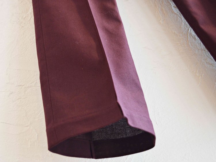 Nasngwam. ナスングワム / JACSON PANTS ジャクソンパンツ （BURGUNDY / バーガンディ）