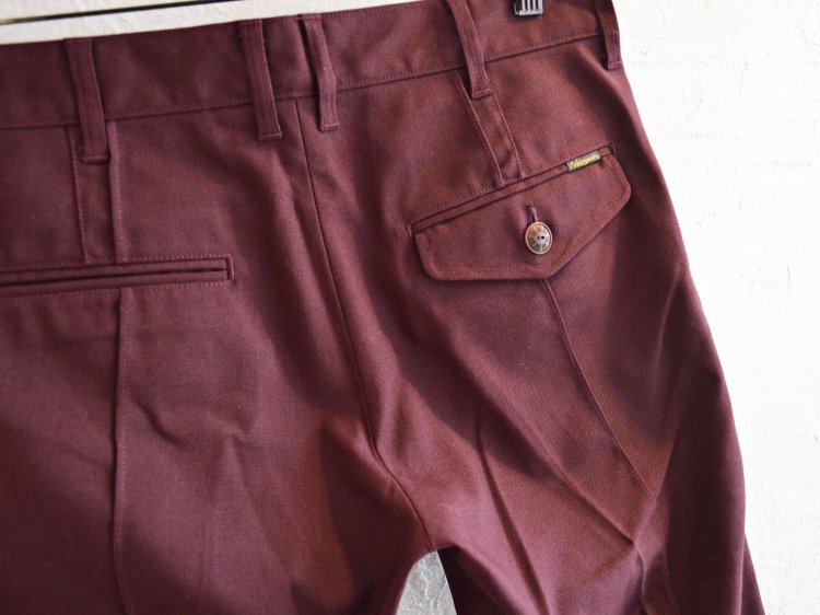 Nasngwam. ナスングワム / JACSON PANTS ジャクソンパンツ （BURGUNDY / バーガンディ）