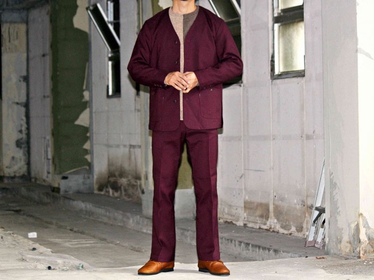 Nasngwam. ナスングワム / JACSON PANTS ジャクソンパンツ （BURGUNDY / バーガンディ）