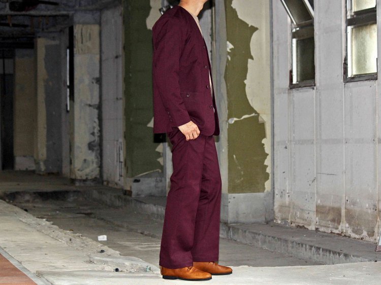 Nasngwam. ナスングワム / JACSON PANTS ジャクソンパンツ （BURGUNDY / バーガンディ）