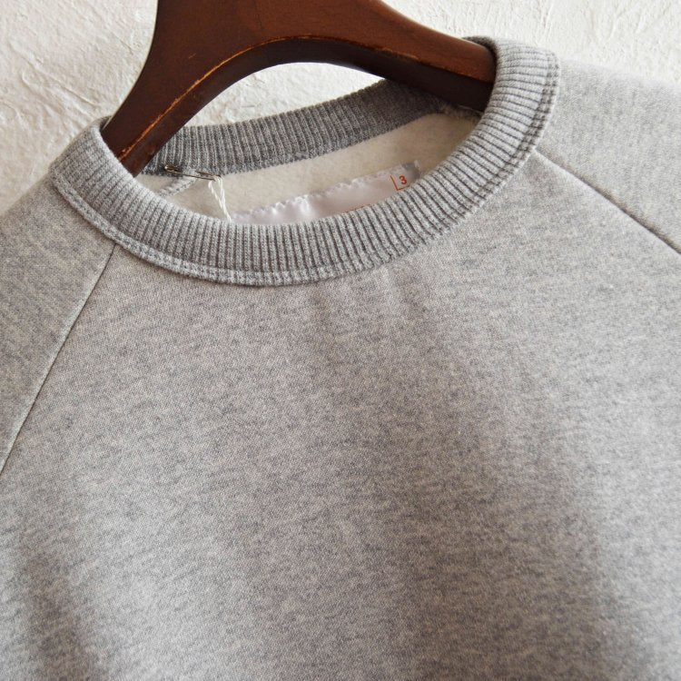 necessary or unnecessary ネセサリーアンネセサリー N.O.UN ナウン/ CREW TOP GRAY スウェット（TOP GRAY グレー）