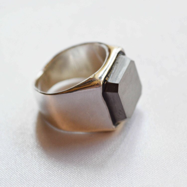 meian メイアン / sterling silver black dia ring