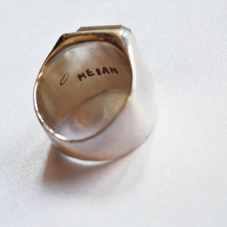 meian メイアン / sterling silver black dia ring