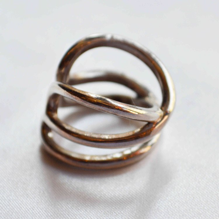 meian メイアン / sterling silver widecross ring