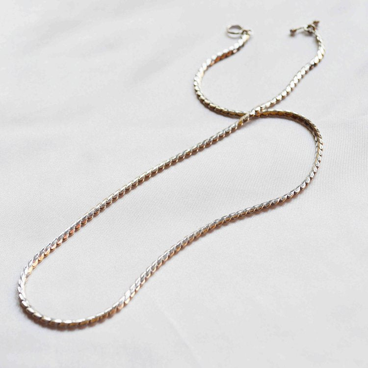 meian メイアン / sterling silver python tail necklace