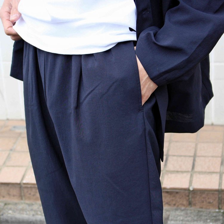 LAMOND ラモンド / SHARI PANTS シャリパンツ (DARK NAVY ダークネイビー)