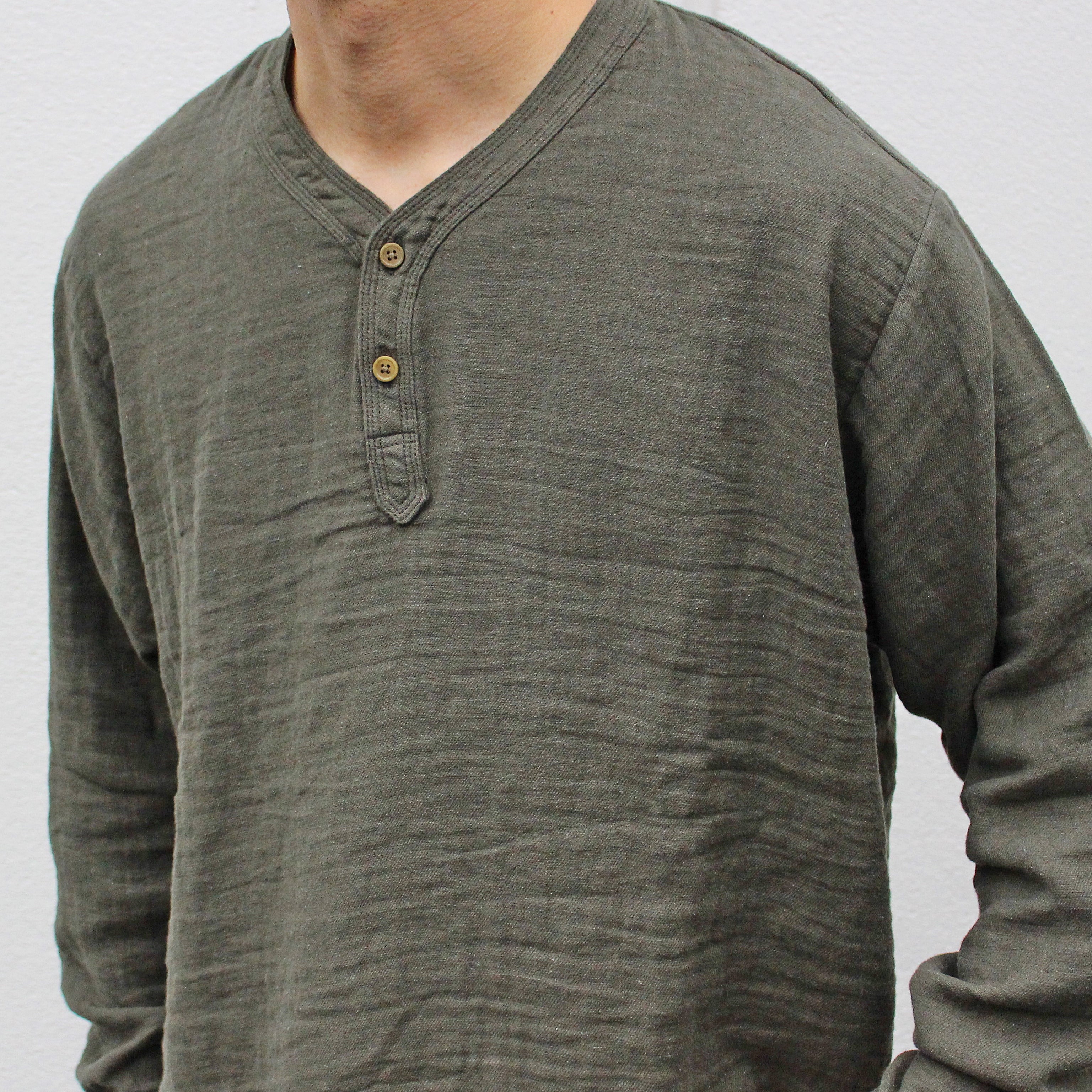 Nasngwam. ナスングワム / VAGRANT SHIRTS バークラントシャツ (OLIVE オリーブ)