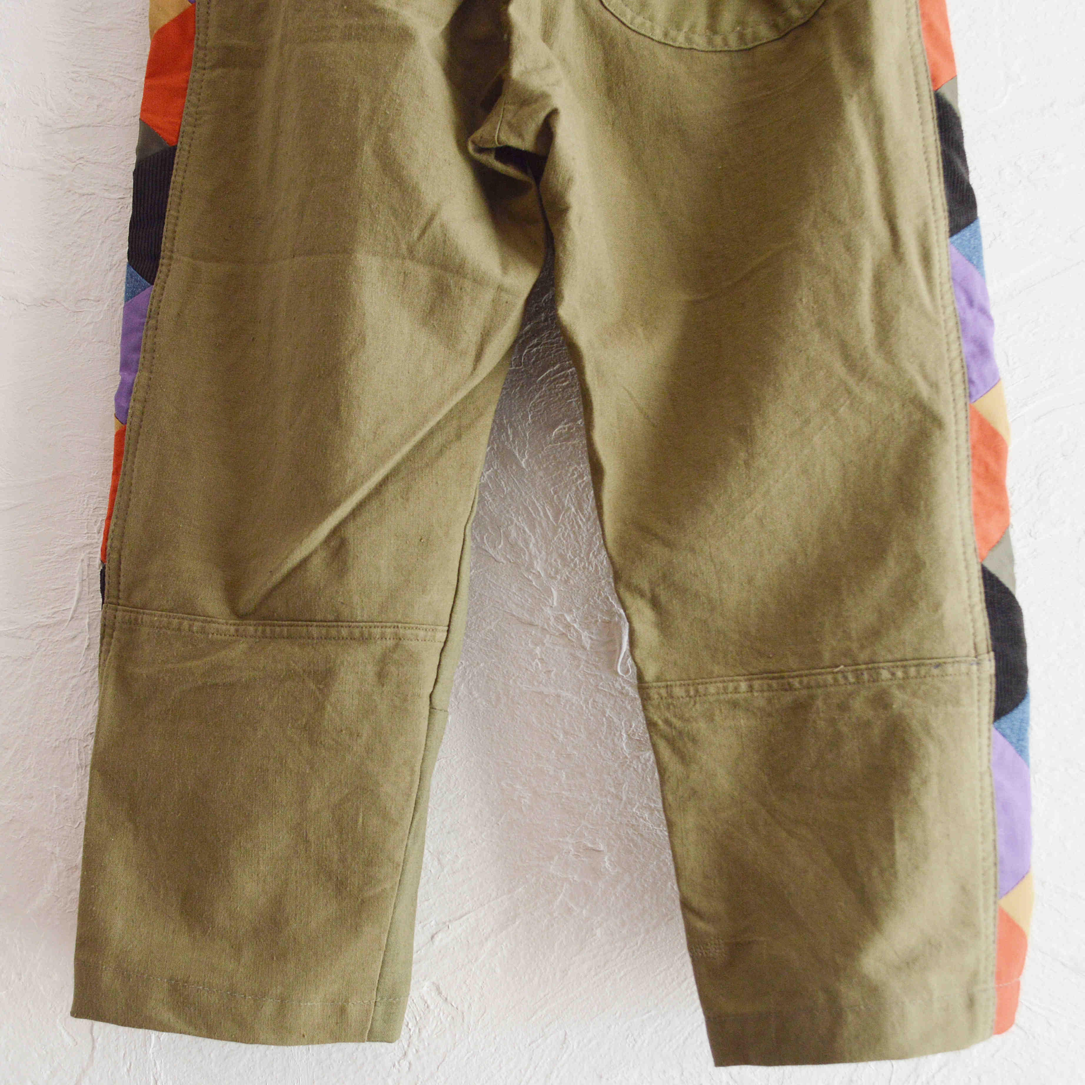 Nasngwam.Kids ナスングワムキッズ / BARBARIAN LINE PANTS バーバリアンラインパンツ (ARMY アーミー）