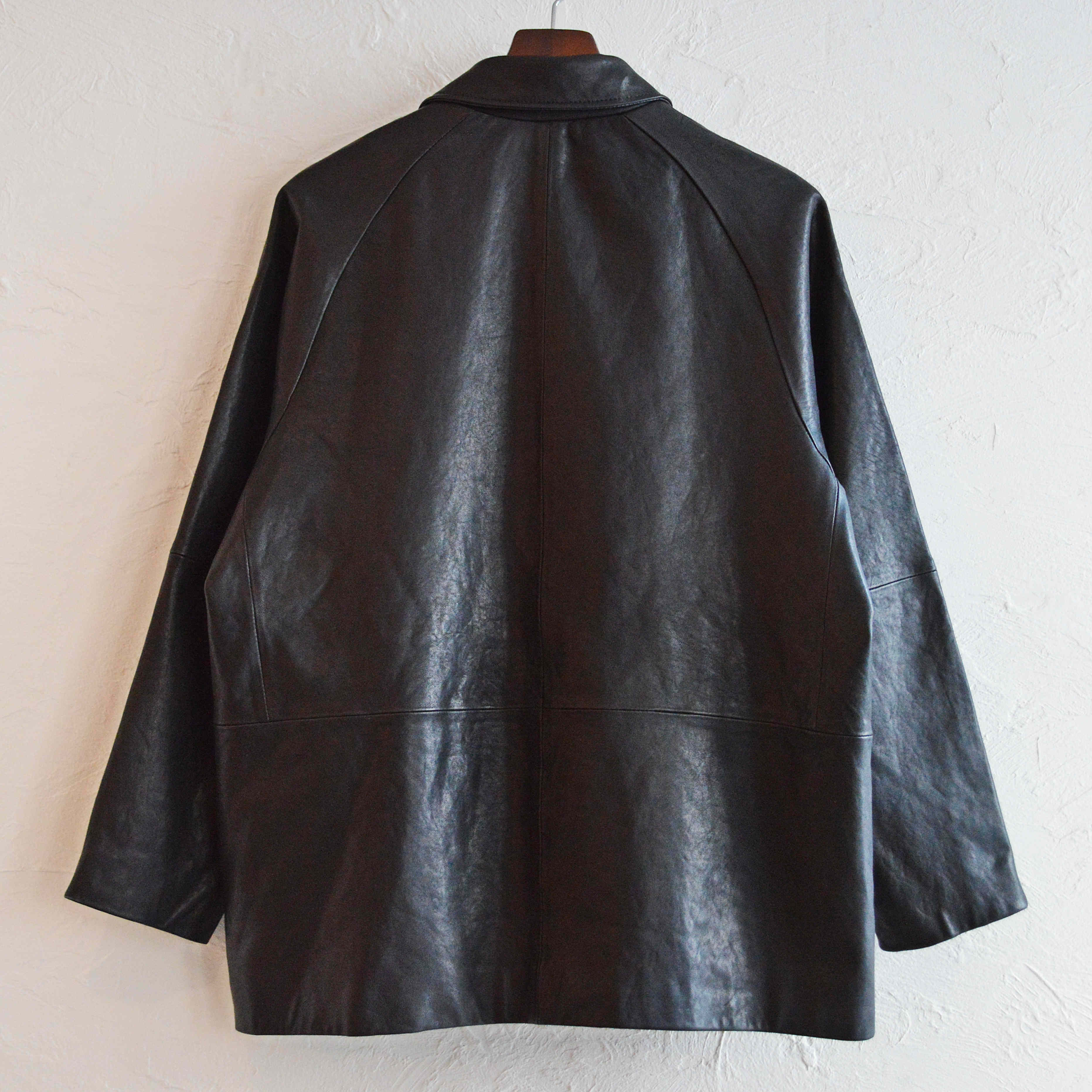 AWESOME LEATHER オーサムレザー / COACH JACKET コーチジャケット (BLACK ブラック)