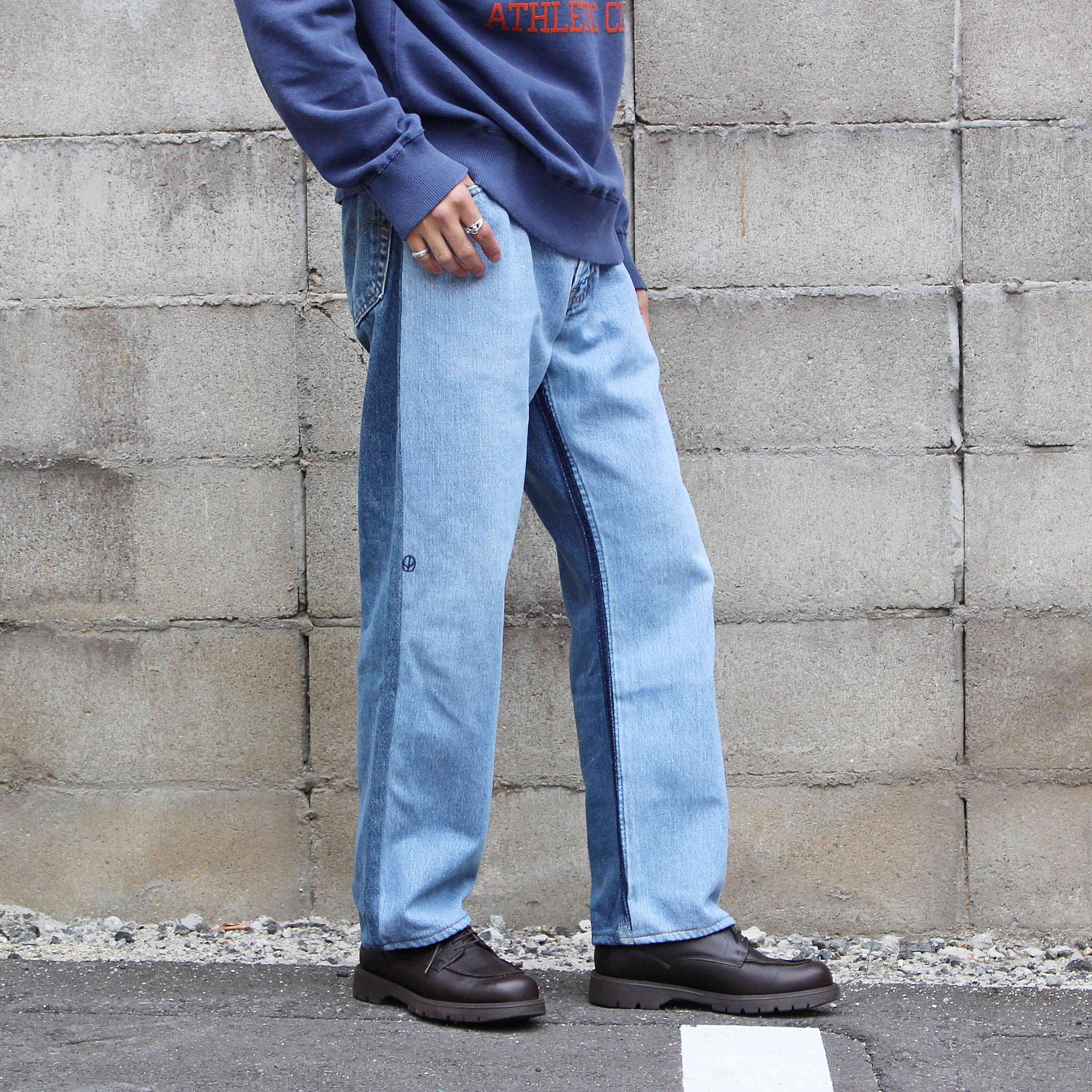 SUNNY SIDE UP サニーサイドアップ / RE 05 2FOR1 DENIM PANTS 
