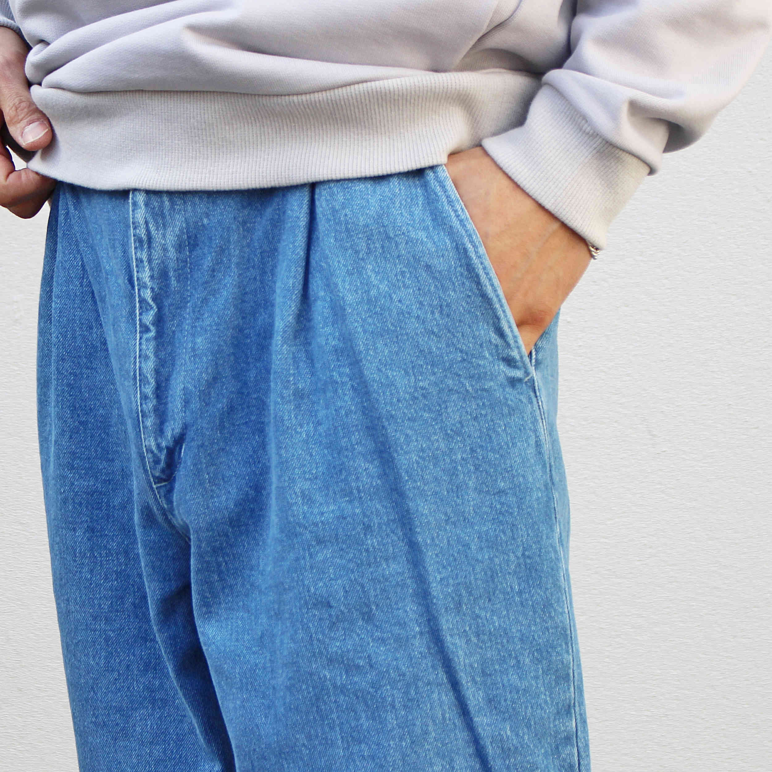 LAMOND ラモンド / DENIM TROUSER PANTS デニムトラウザーパンツ (FADE WASH フェードウォッシュ)