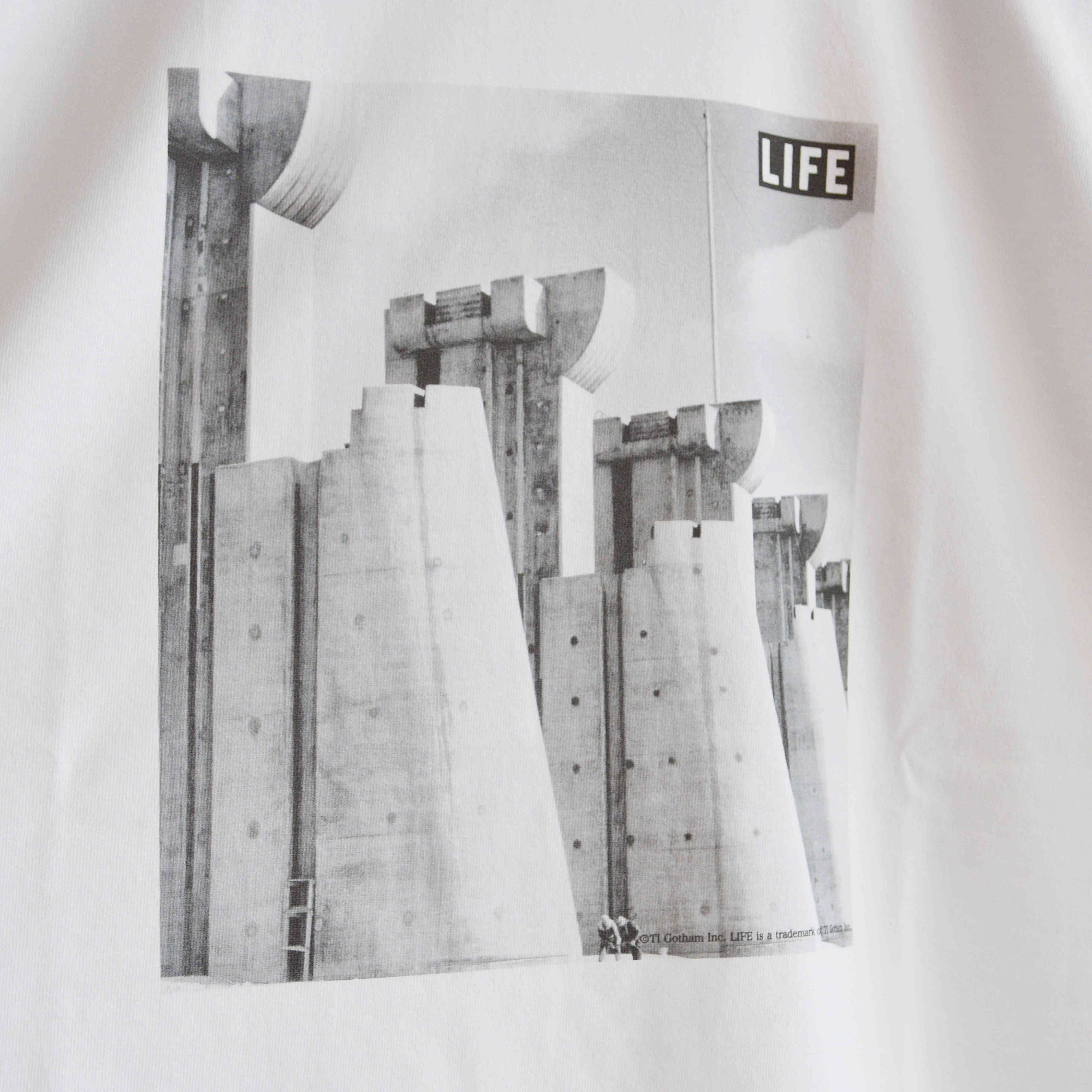 LIFE ライフ / Long sleeveTee Dam (WHITE ホワイト)